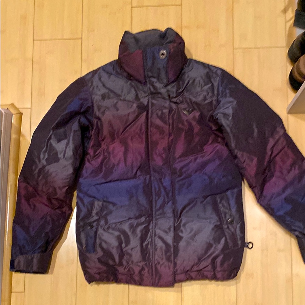 Roxy Purple Gradient Puffer Ski or Snowboard Jacket (kid or adult sizing)